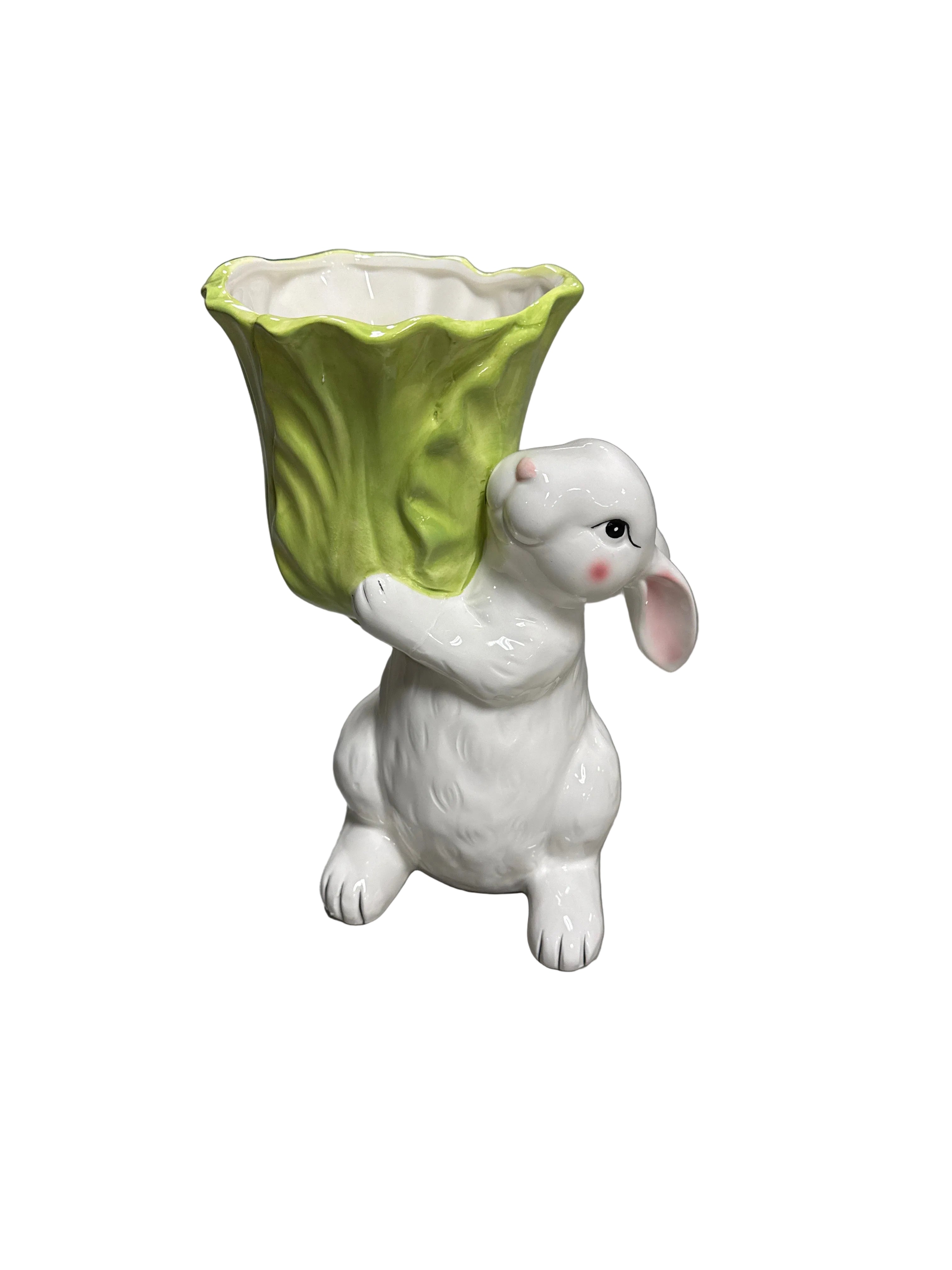 Easter Rabbit Holding Vase Main image