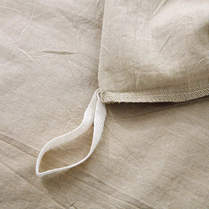 100% Washed Cotton Duvet Cover Set