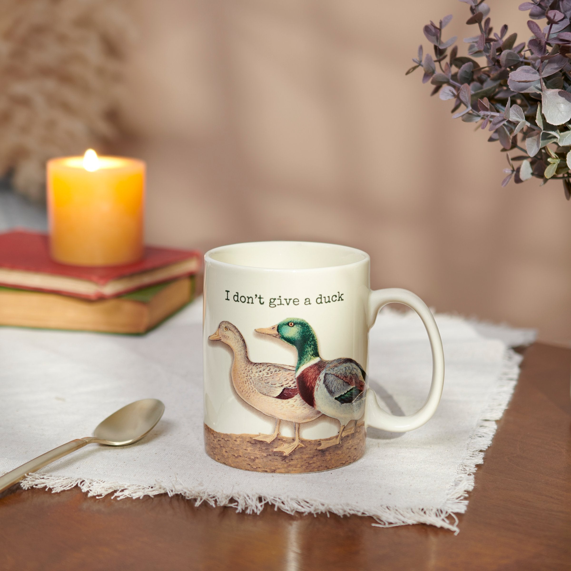 Don’t Give a Duck Ceramic Mug | 20 oz Secondary image