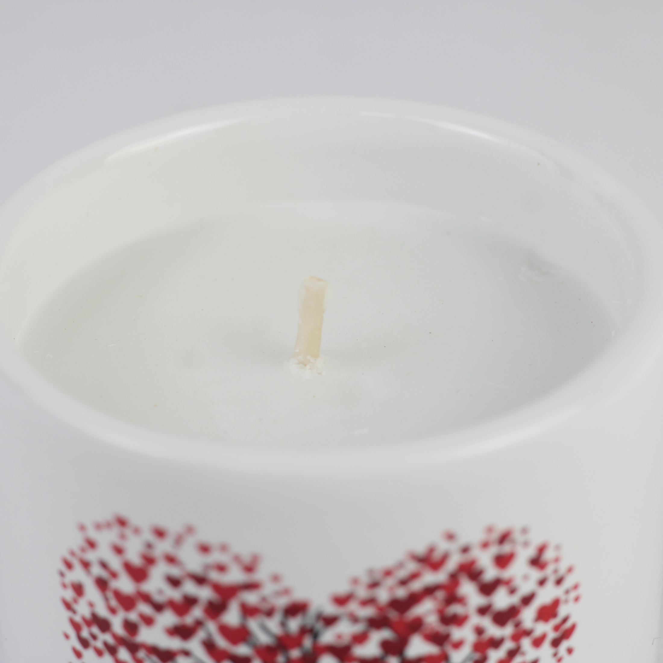 Love Tree Ceramic Candle Holder Set – 2-Piece Scented Candles