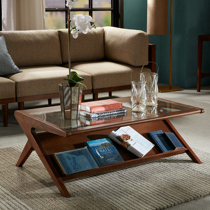 Rocket Coffee Table with Tempered Glass Main image