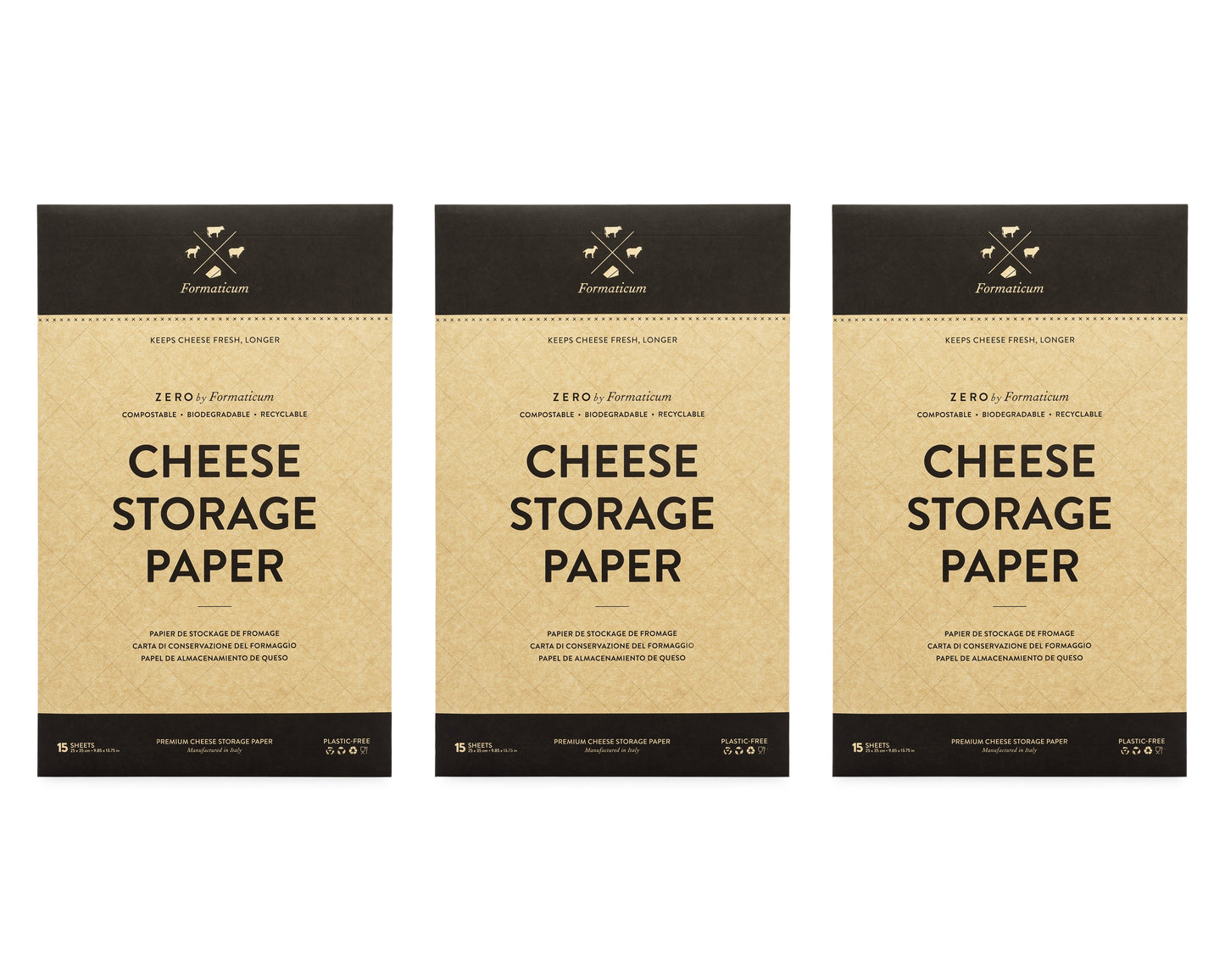 Zero Cheese Storage Paper 45 Sheets ($8.50 Pack)