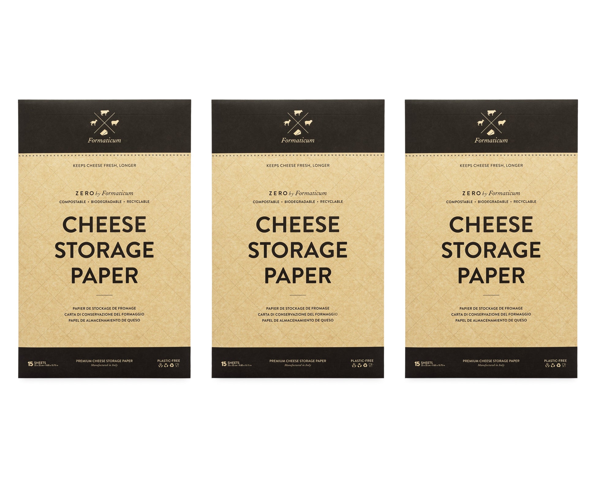 Zero Cheese Storage Paper 45 Sheets ($8.50 Pack)