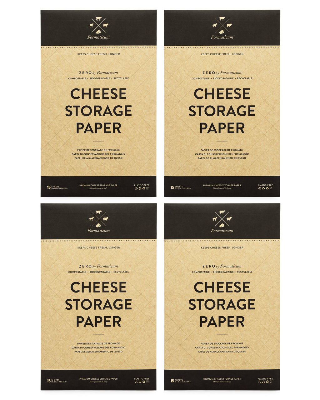 Zero Cheese Storage Paper 60 Sheets