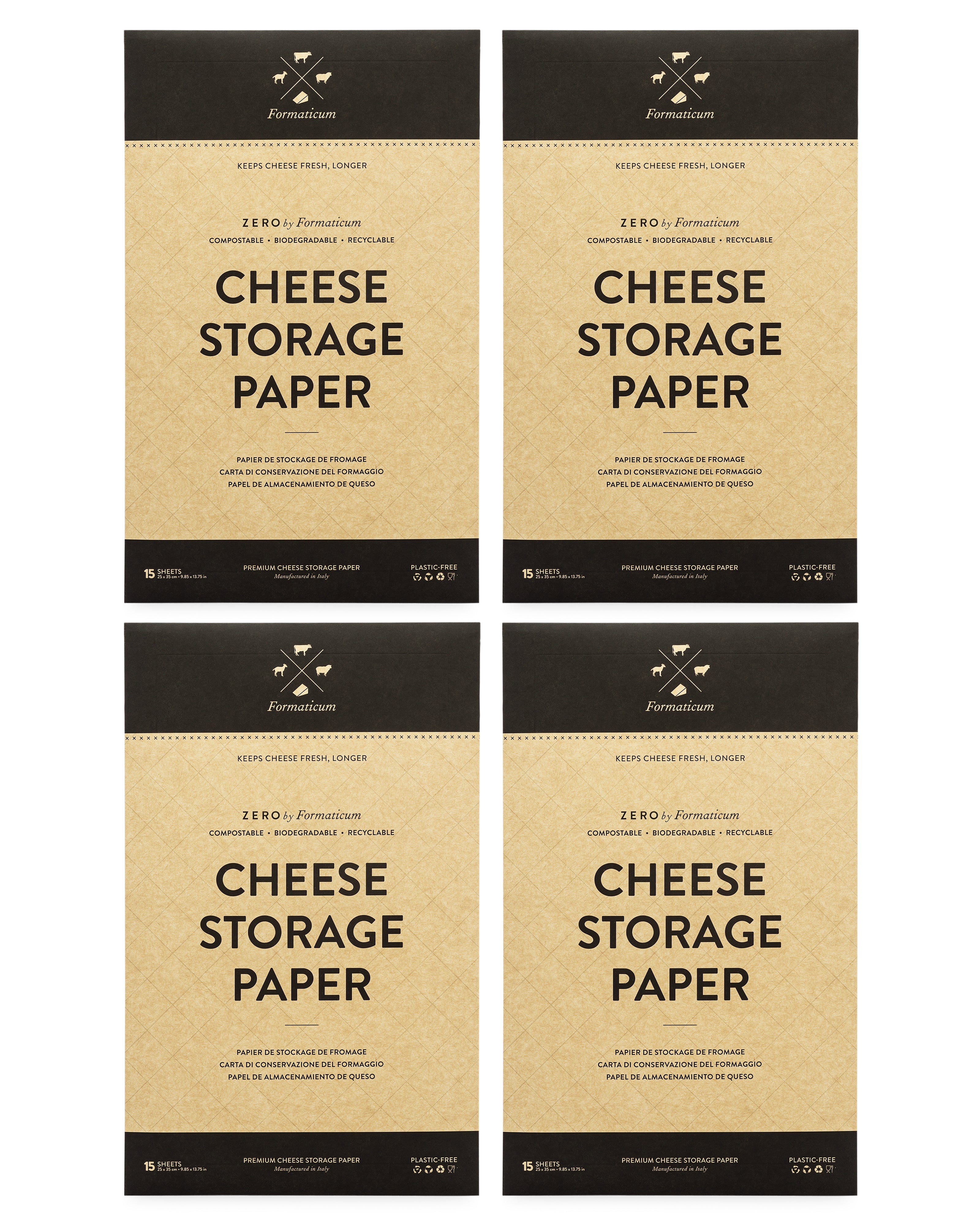 Zero Cheese Storage Paper 60 Sheets