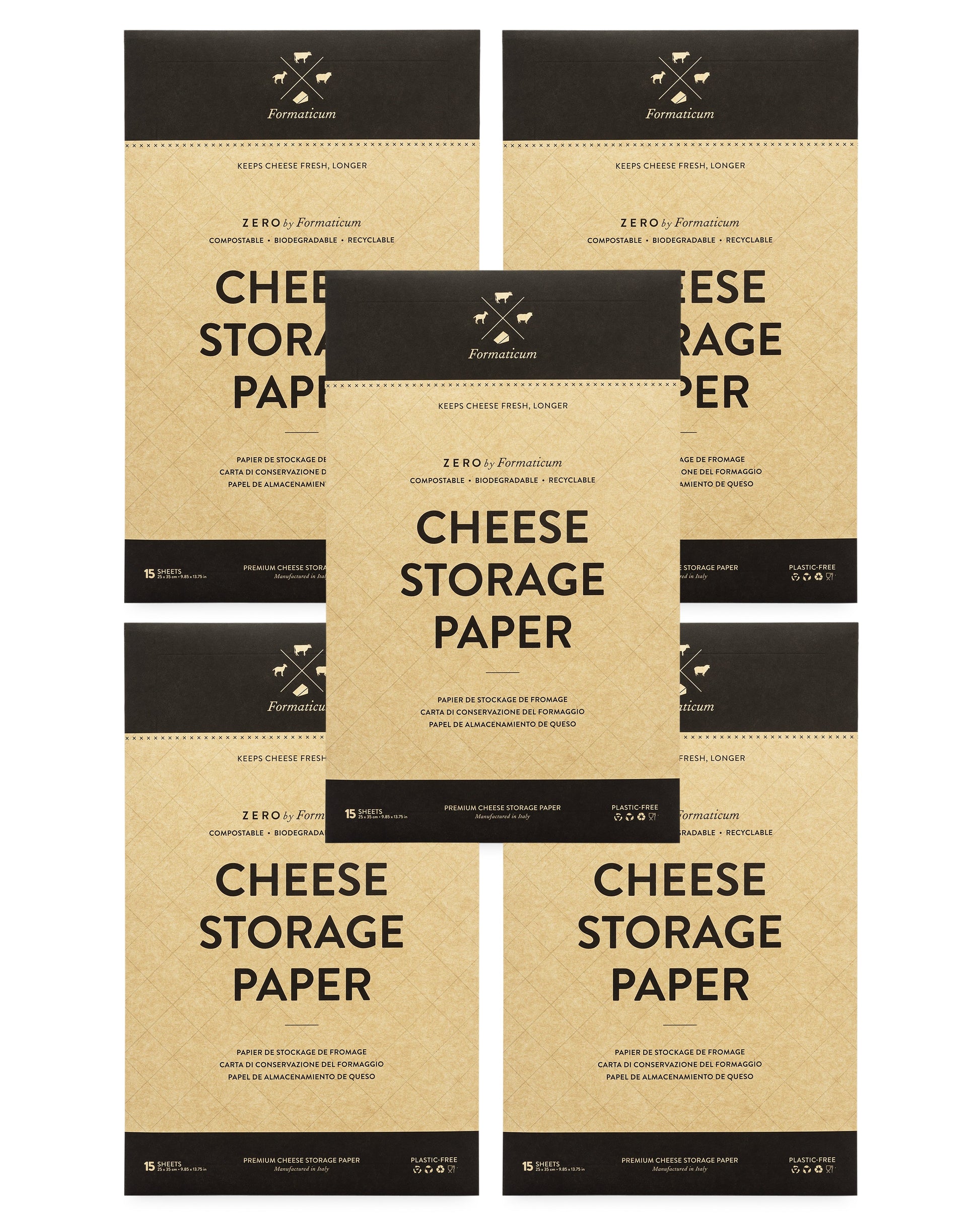 Zero Cheese Storage Paper 75 Sheets ($8.00 Pack)