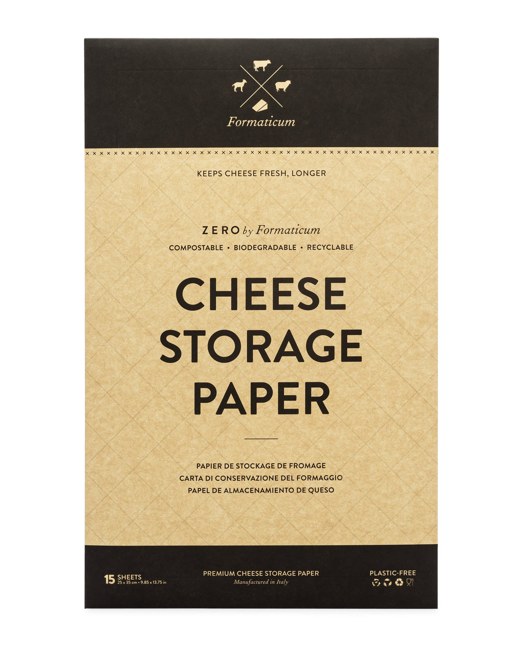 Zero Cheese Storage Paper 15 Sheets