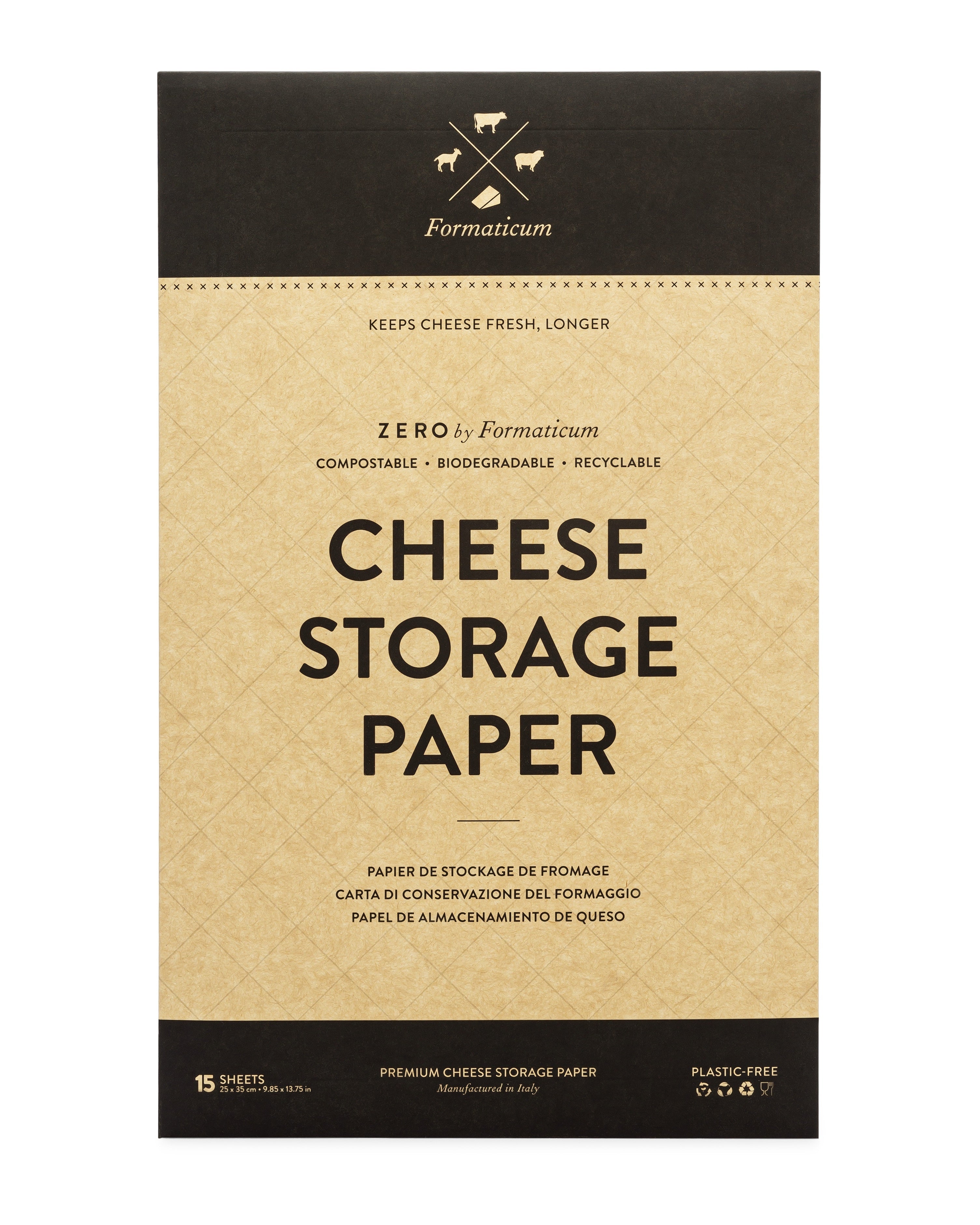 Zero Cheese Storage Paper 15 Sheets