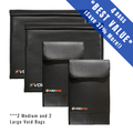 Void Bag (Faraday Bag) 4 - 2 Medium and 2 Large Void Bag **BEST VALUE** (Save 35% More!!)