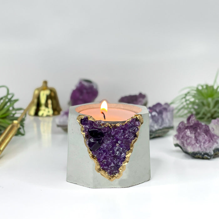 Amethyst Candle Holder Main image