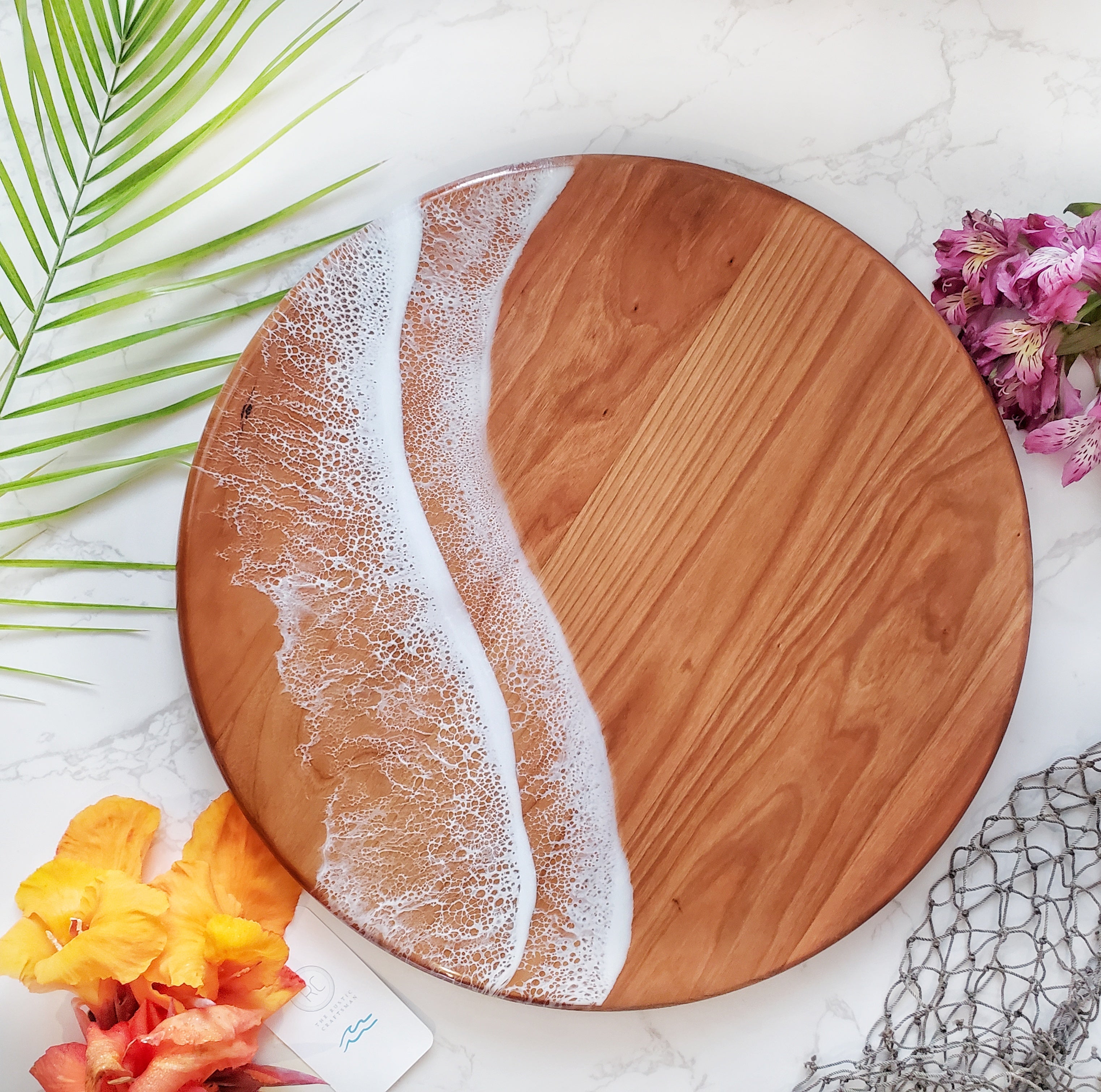 Round Ocean Boards Cherry Clear Waves