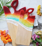 Medium Signature Handle Boards Maple Sangria Sunset