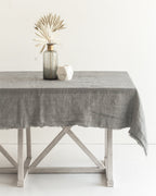 Stone Washed Linen Tablecloth