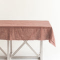 Stone Washed Linen Tablecloth