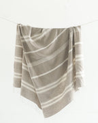 Aden Cotton Bath Towel Stone with Natural