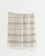 Aden Cotton Bath Towel Natural with Stone