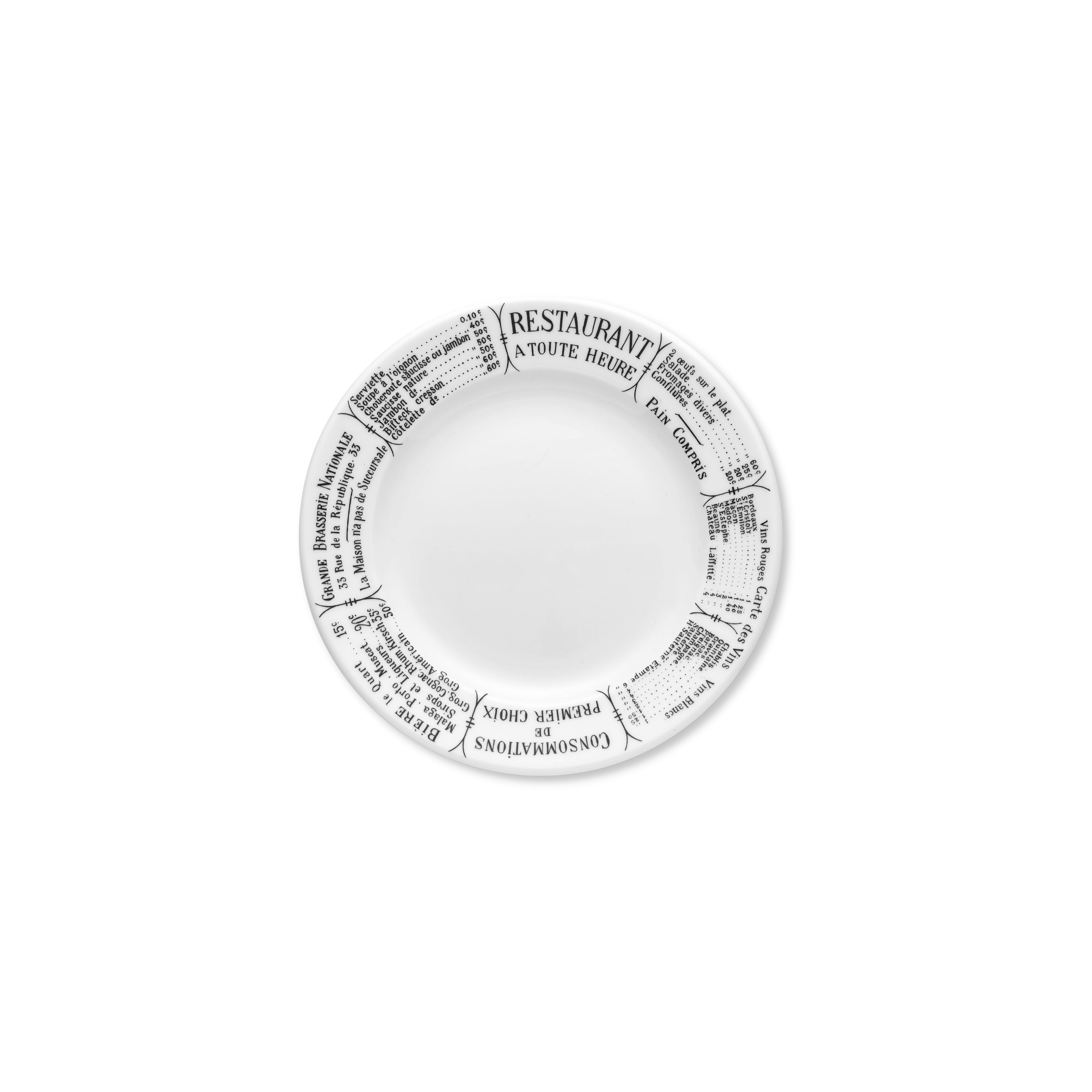 Brasserie Plates, Sets of 4 7.75" diam - Set of 4