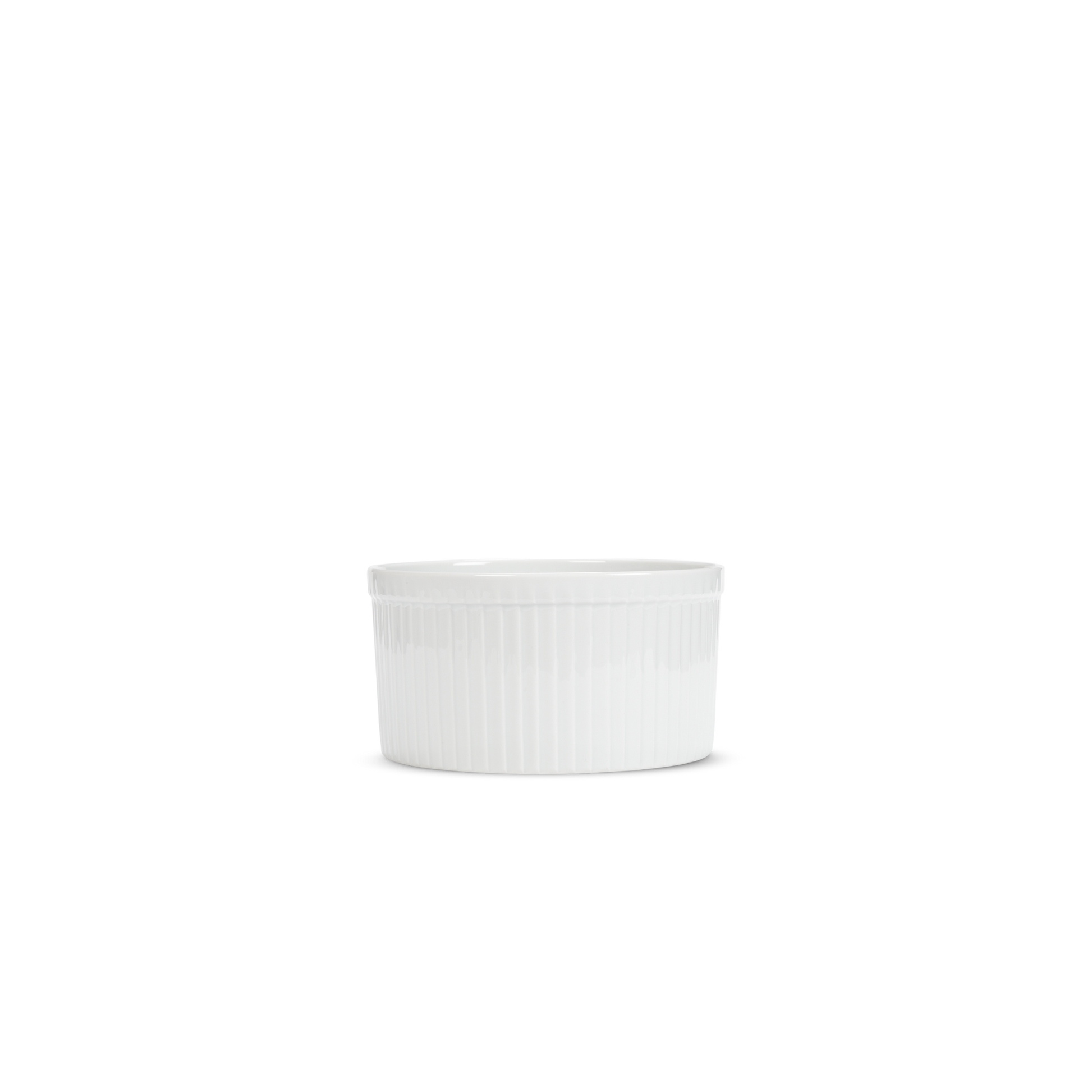 Deep Pleated Souffles 5.5" diam x 3" H - 28 oz