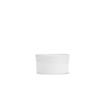 Deep Pleated Souffles 5.5" diam x 3" H - 28 oz
