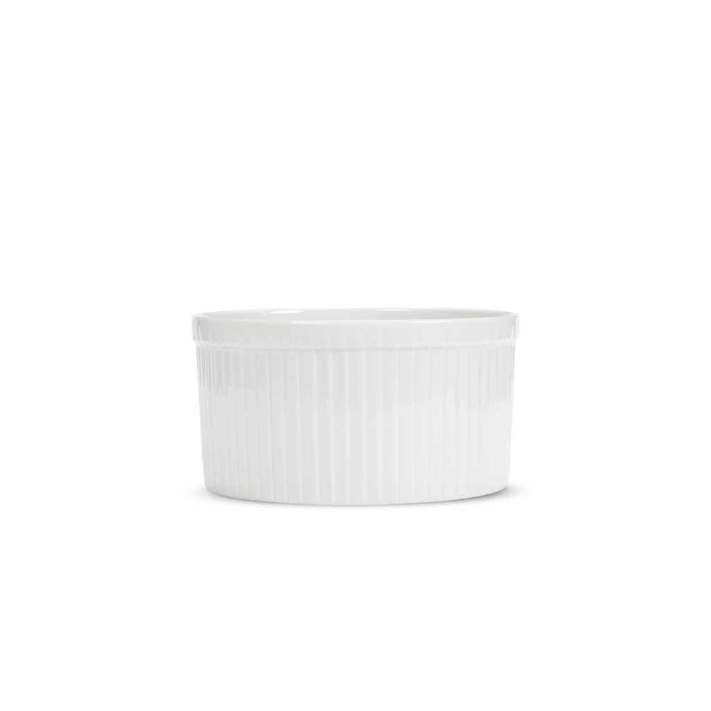 Deep Pleated Souffles 7" diam x 3.75" H - 1.75 qt