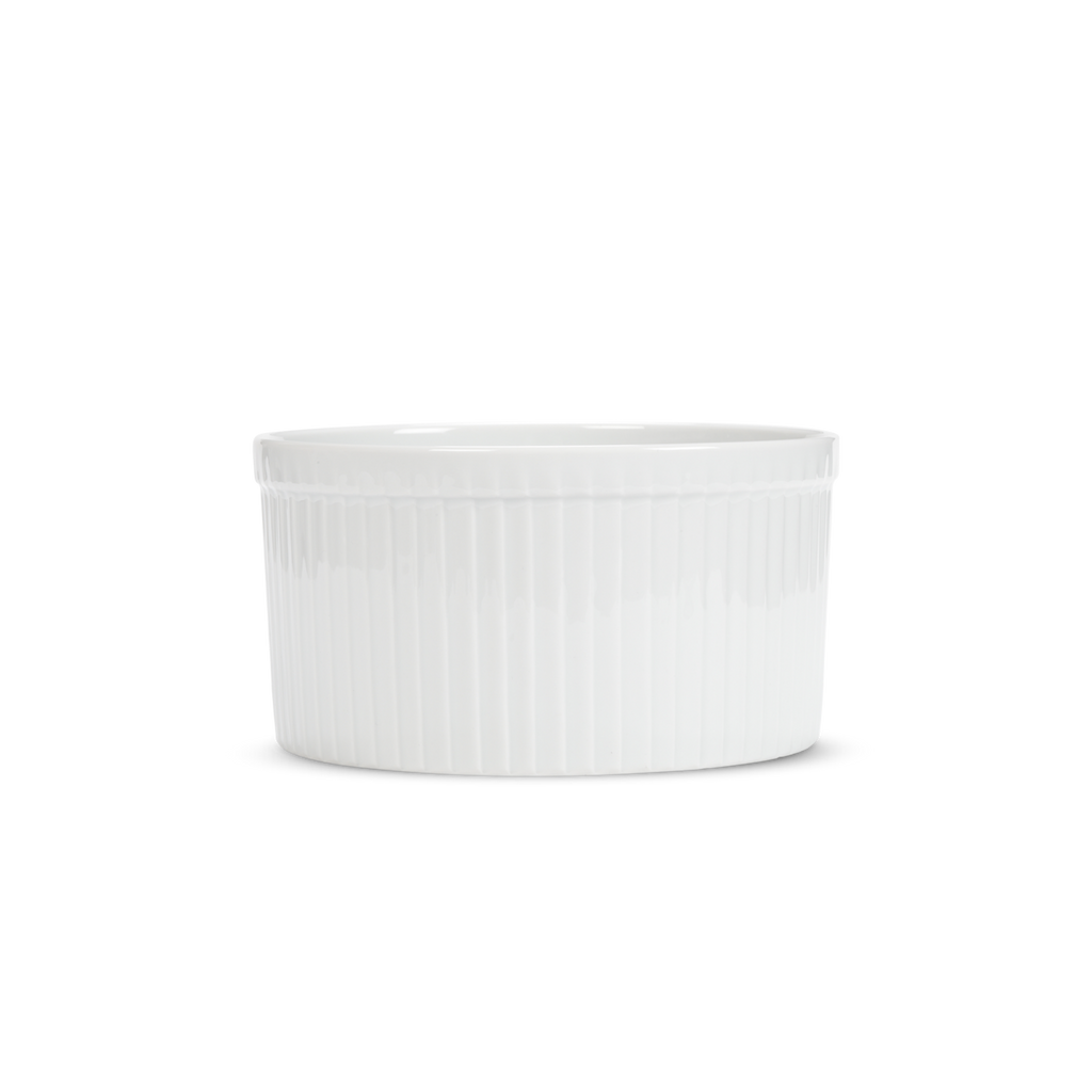 Deep Pleated Souffles 8" diam x 4" H - 2.25 qt