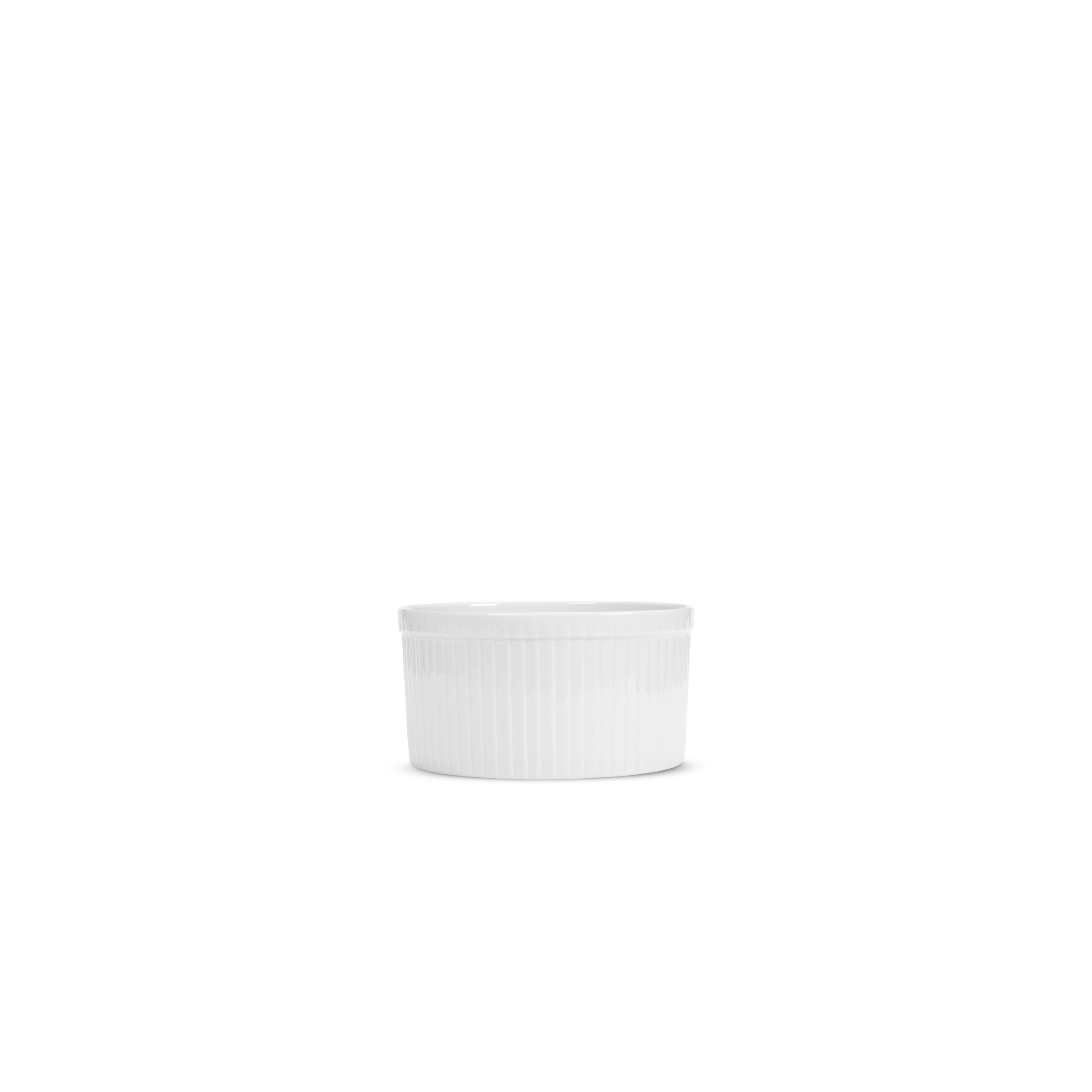 Deep Pleated Souffles 3.75" diam x 2.5" H - 10 oz - Set of 4
