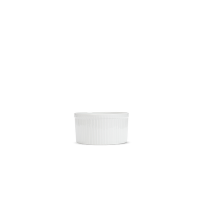 Deep Pleated Souffles 3.75" diam x 2.5" H - 10 oz - Set of 4