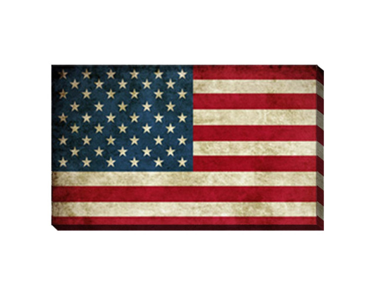 USA Flag Canvas Print Wall Art 2 Piece Set Wall Art Main image