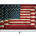 Set Of Four American Flag Print Wall Art
