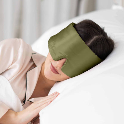 Silk Sleep Mask Avocado