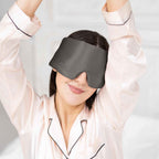 Silk Sleep Mask Metal Grey
