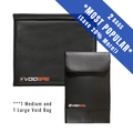 Void Bag (Faraday Bag) 2 - 1 Medium and 1 Large Void Bag **MOST POPULAR** (Save 20% More)