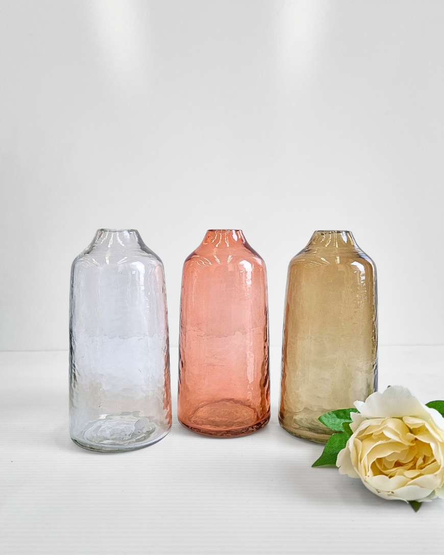 Siena Handblown Hammered Bud Vase Main image