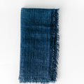 Stone Washed Linen Dinner Napkins Navy