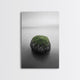 Moss Rock Minimal, Green Accent Art, Coastal Zen Decor, Framed Canvas Print, Modern Neutral Room, Nature Wall Aesthetic
