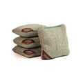 4-in Travel Herringbone Cornhole Bags | Premium All-Weather Collection Green Sprout