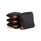 4-in Travel Herringbone Cornhole Bags | Premium All-Weather Collection Midnight Navy