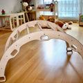 4 Pieces Climbing Set - Climbing Triangle, Arch Rocker, Pillow, and 2in1 Ramp