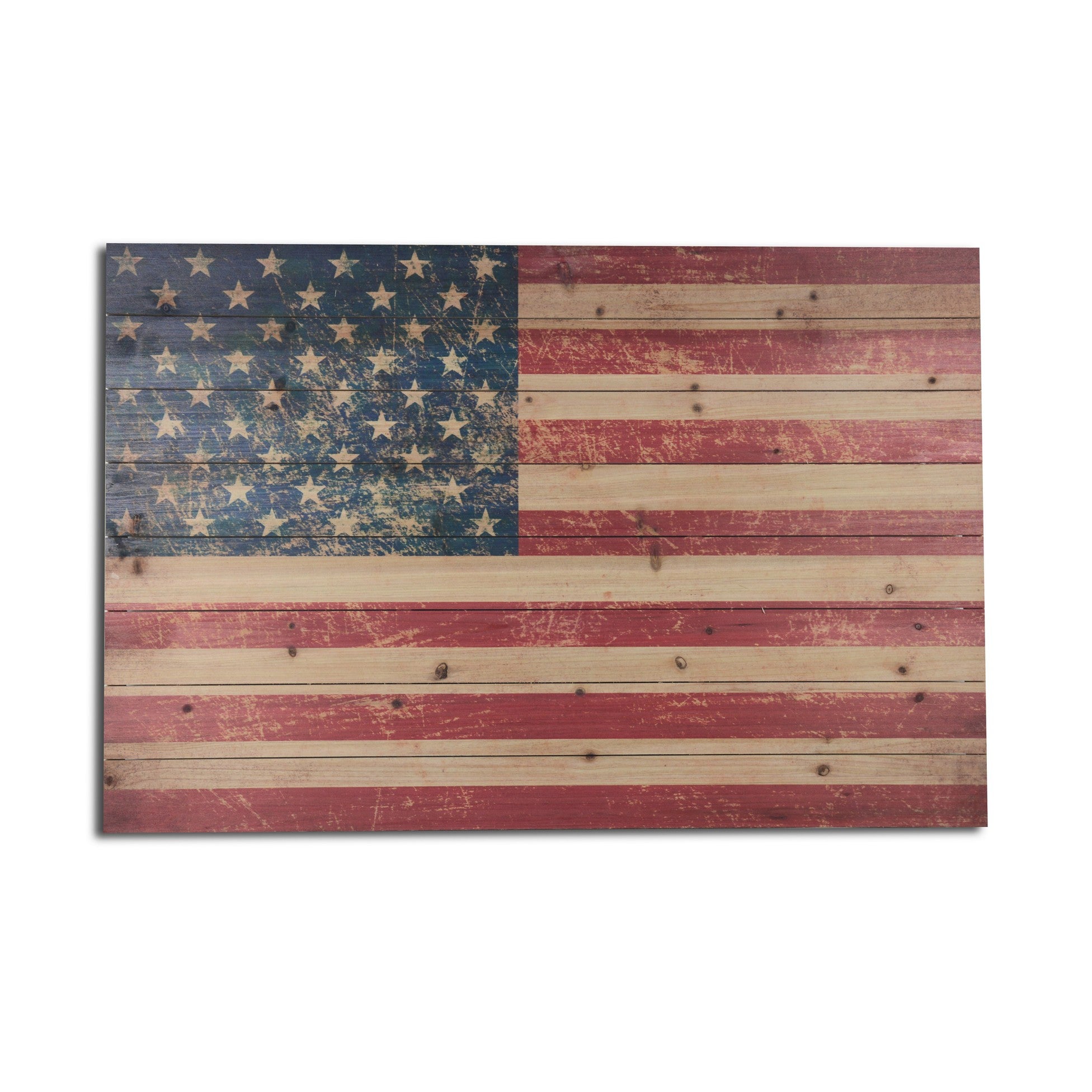 36" USA Flag Wood Plank Wall Art Secondary image