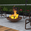 28" Minimalist Wood Burning Steel Firepit Default Title