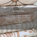 Pumpkin Patchwork Geometry Tea Towel