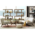 Blaze Triangle Wood Coffee Table