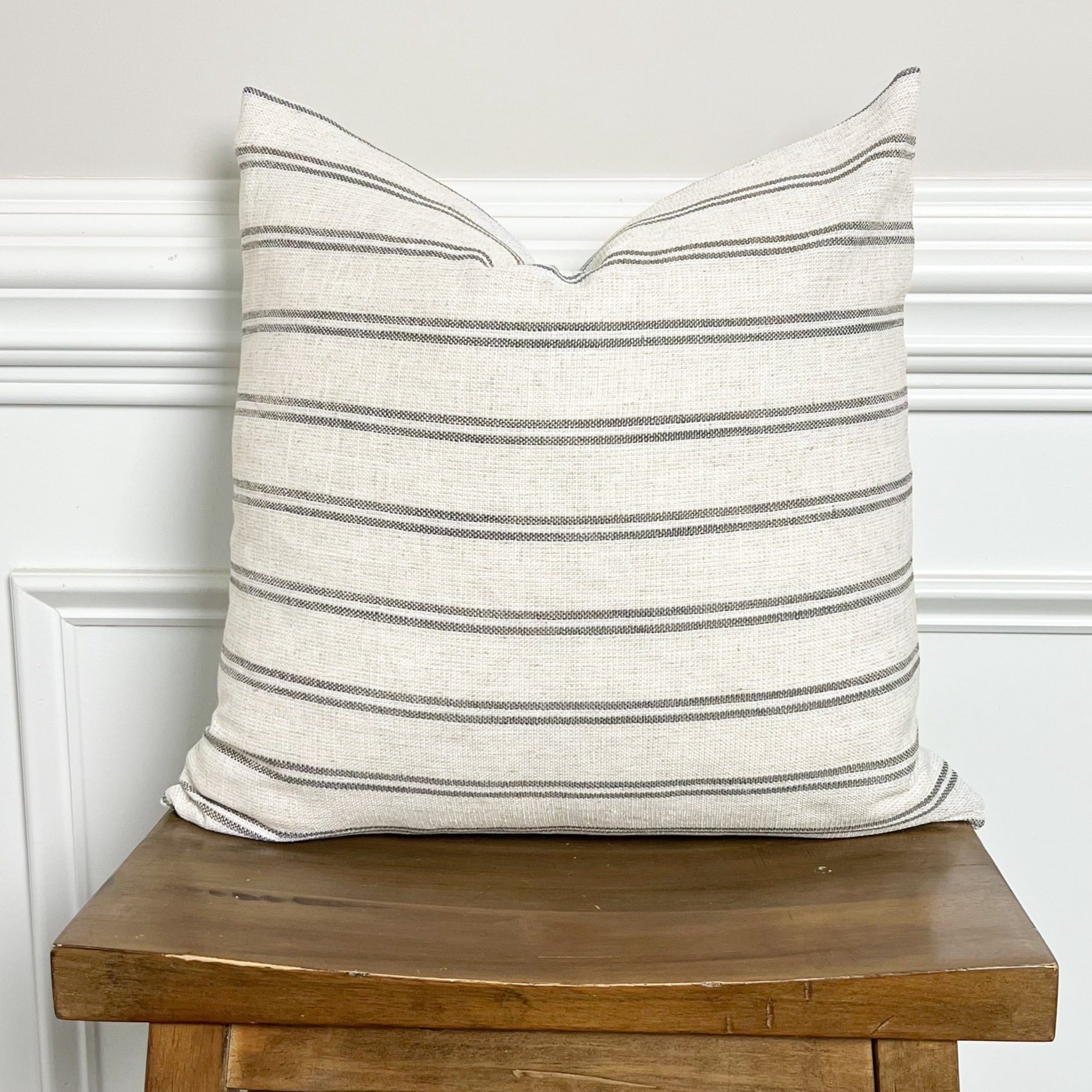 The Kiera Throw Pillow Cover 18x18 inch- High End Textured Fabric Main image