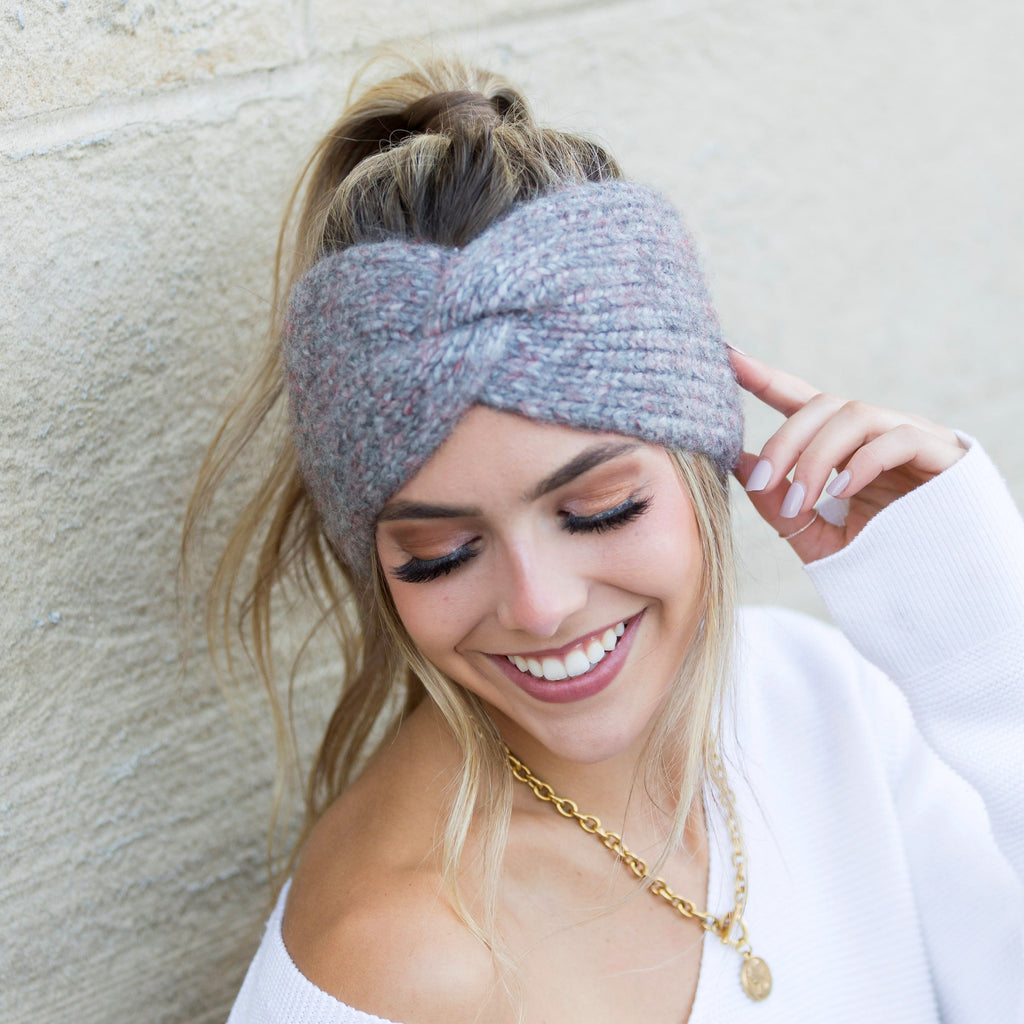 C.C® Cozy Marled Twist Headwrap