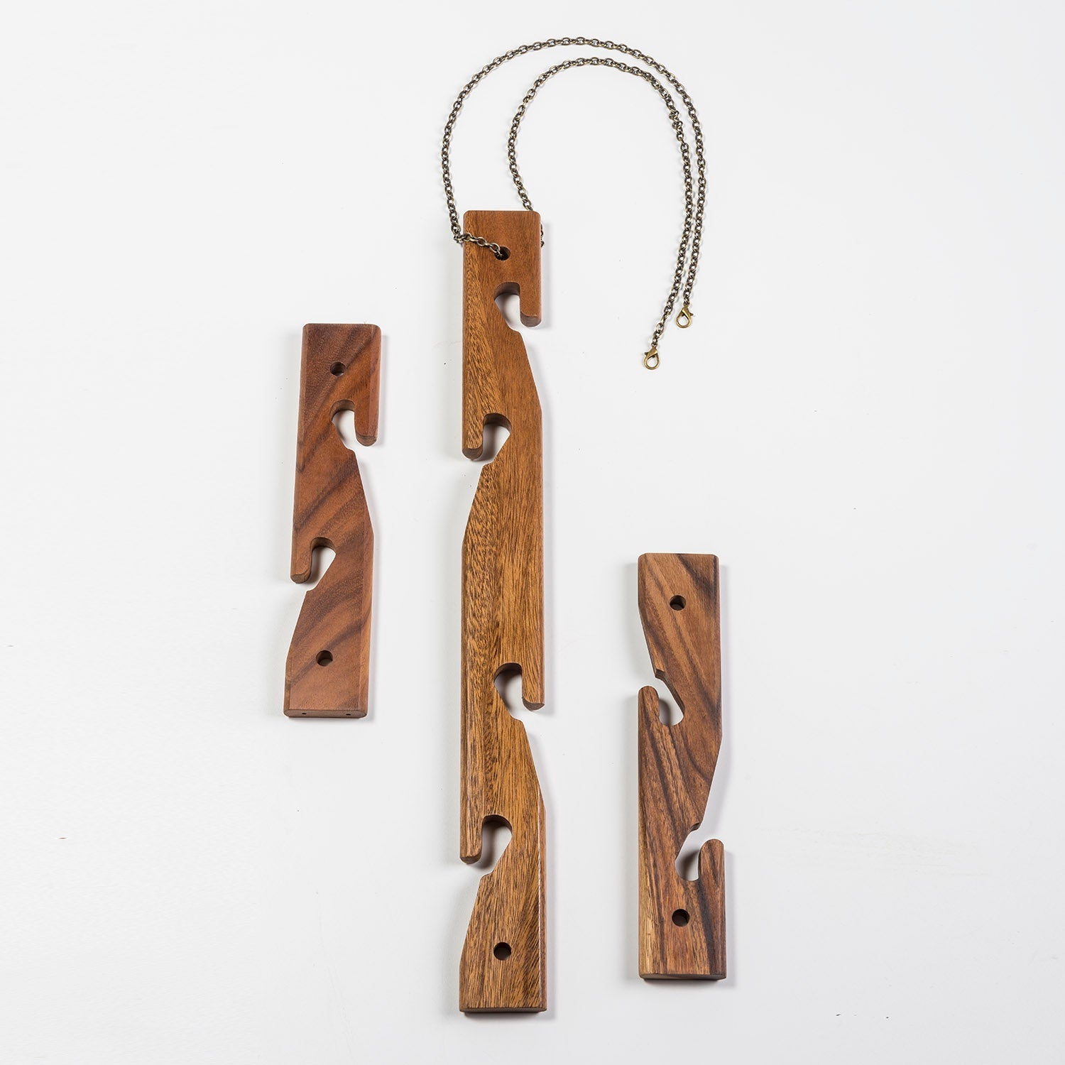 6 Pot Hanging Plant Holder - 3 piece set Secondary image