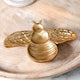 6.75" Gold Bee Dish