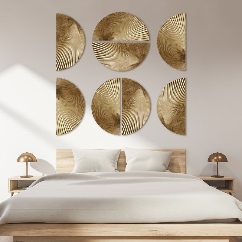 Radiant Half-moon 2-Piece Metal Wall Decor Set