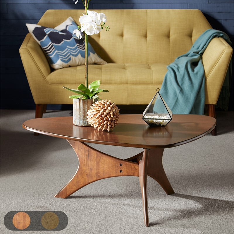Blaze Triangle Wood Coffee Table