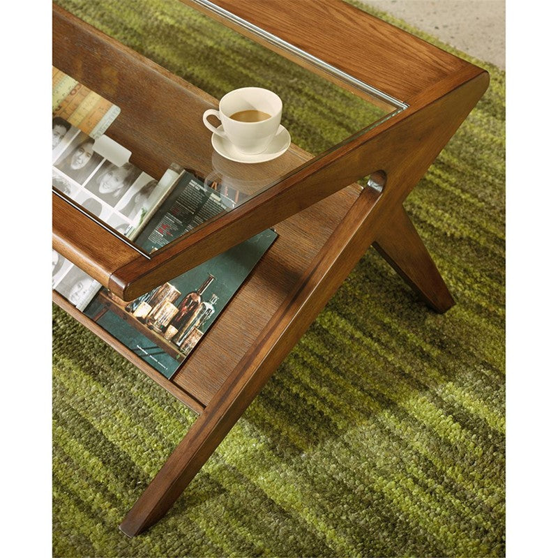 Rocket Coffee Table with Tempered Glass Secondary image