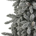 7.5’ Flocked Livingston Fir Artificial Christmas Tree with Pine Cones